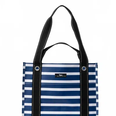 Scout Women's Bagette Market Tote Bag In Nantucket Navy In Multi