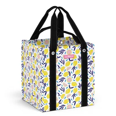 Scout Women's Bagette Market Tote Bag In Zest In Show Lemon In Multi