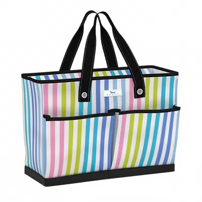 Scout Women's Ben Pocket Tote Bag In Havana Cabana Stripe In Multi