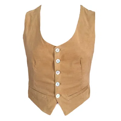 Scout Women's Neutrals The Vest - Camel Corduroy