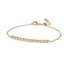 Scream Pretty Women's Gold Bezel Bar Bracelet With Slider Clasp In Gold