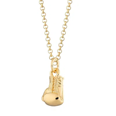 Scream Pretty Women's Gold Boxing Glove Charm Necklace