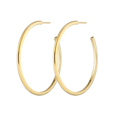 Scream Pretty Women's Gold Large Perfect Hoop Earrings