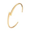 Scream Pretty Women's Gold Lightning Bolt Open Bangle In Gold