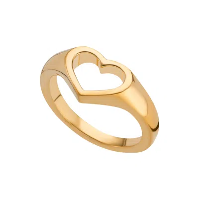 Scream Pretty Women's Gold Open Heart Ring