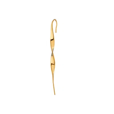 Scream Pretty Women's Gold Plated Ribbon Ear Crawler
