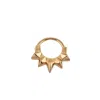 Scream Pretty Women's Gold Rebel Daith Hoop Single Earring