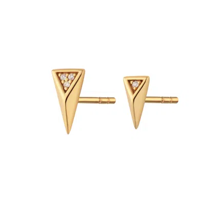 Scream Pretty Women's Gold Rebel Mismatched Stud Earrings
