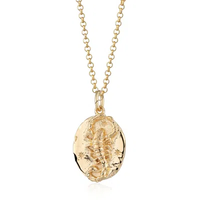 Scream Pretty Women's Gold Scorpio Zodiac Charm Necklace