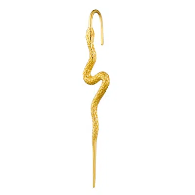 Scream Pretty Women's Gold Snake Ear Crawler
