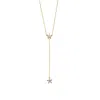 Scream Pretty Women's Gold Sparkling Star Drop Necklace