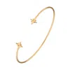 Scream Pretty Women's Gold Starburst Open Bangle In Gold
