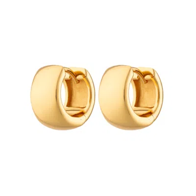 Scream Pretty Women's Gold Super Chunk Huggie Earrings