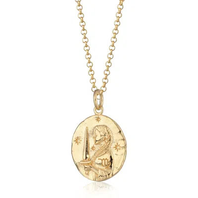 Scream Pretty Women's Gold Virgo Zodiac Charm Necklace