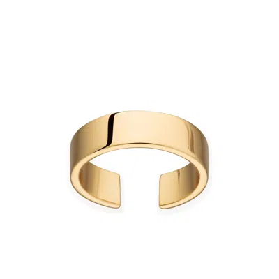 Scream Pretty Women's Gold Wide Band Toe Ring