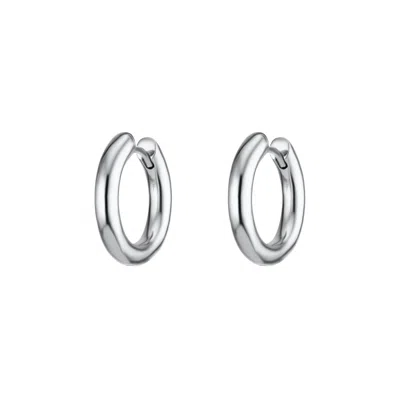 Scream Pretty Women's Silver Chunky Hoop Earrings
