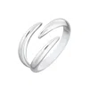 Scream Pretty Women's Silver Claw Triple Band Open Ring In Silver