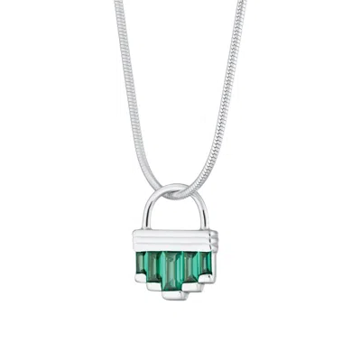Scream Pretty Women's Silver Cleopatra Snake Chain Necklace In Metallic