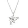 SCREAM PRETTY WOMEN'S SILVER FLYING PIG NECKLACE