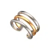 Scream Pretty Women's Silver / Gold Mixed Metal Triple Band Ring