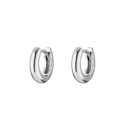 Scream Pretty Women's Silver Mini Huggie Hoop Earrings
