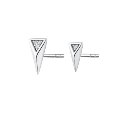 Scream Pretty Women's Silver Rebel Mismatched Stud Earrings