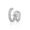 Scream Pretty Women's Silver Star Double Band Small Single Ear Cuff In Metallic