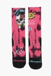 Scrimmage Acid Wash Effect Por Tres Long Socks