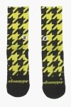 Scrimmage Houndstooth Patterned Two-tone Socks