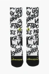 Scrimmage Printed Angry Ball Long Socks