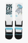 Scrimmage Printed Ride Eat Socks