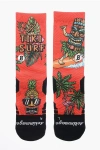 Scrimmage Printed Tiki Surf Socks