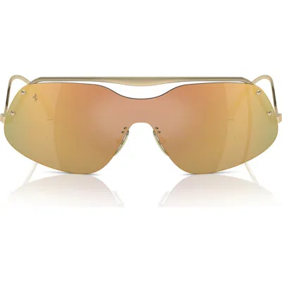 Scuderia Ferrari 138mm Rectangular Sunglasses In Gray