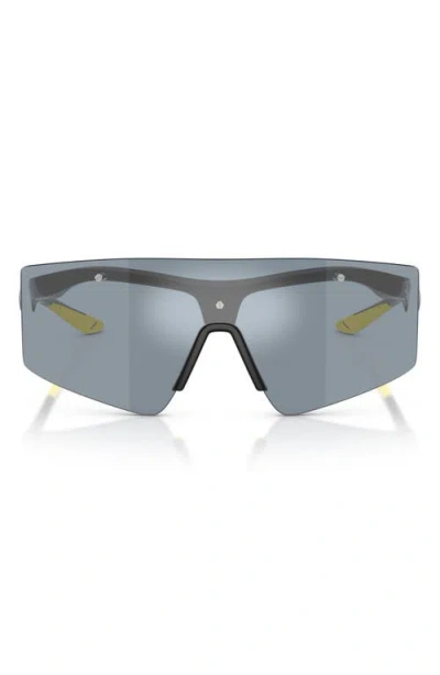 Scuderia Ferrari 139mm Shield Wrap Sunglasses In Blue
