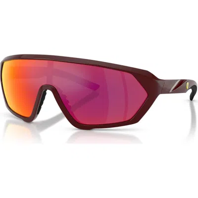Scuderia Ferrari 36mm Pillow Sunglasses In Bordeaux