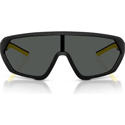 Scuderia Ferrari 36mm Pillow Sunglasses In Matte Black