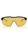 Scuderia Ferrari 41mm Irregular Sunglasses In Yellow