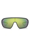 Scuderia Ferrari 42mm Mirrored Pillow Sunglasses In Grey