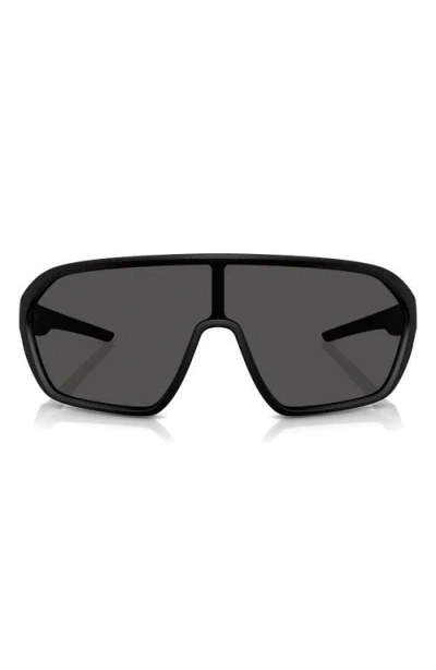 Scuderia Ferrari 42mm Mirrored Pillow Sunglasses In Matte Black