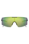 Scuderia Ferrari 43mm Rectangular Sunglasses In Matte Grey