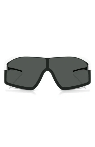 Scuderia Ferrari 43mm Shield Sunglasses In White