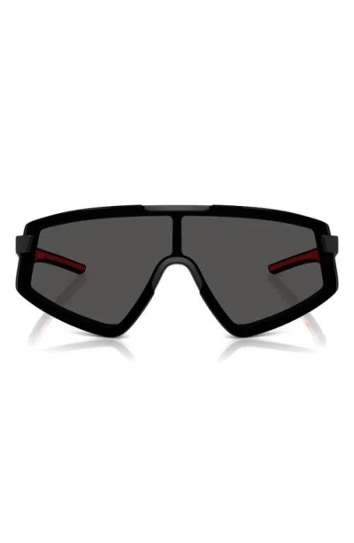 Scuderia Ferrari 47mm Shield Sunglasses In Matte Black
