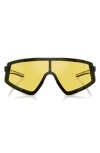 Scuderia Ferrari 47mm Shield Sunglasses In Matte Black