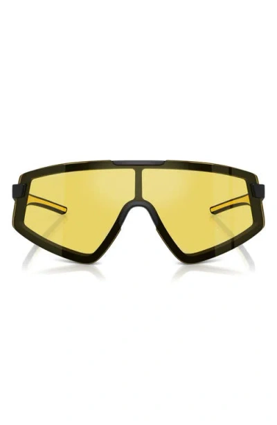Scuderia Ferrari 47mm Shield Sunglasses In Matte Black