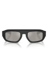 Scuderia Ferrari 52mm Pillow Sunglasses In Black