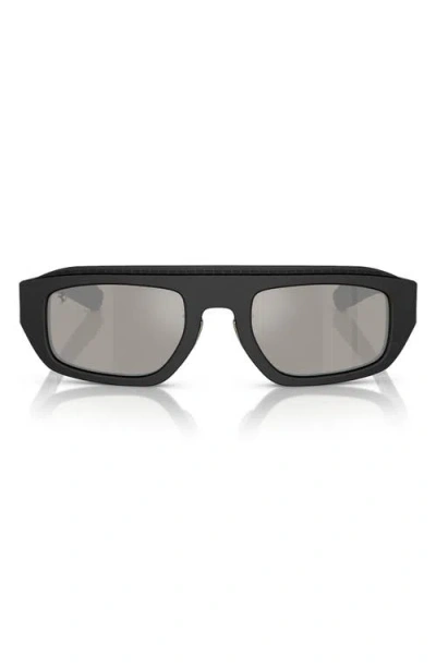 Scuderia Ferrari 52mm Pillow Sunglasses In Black