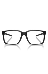 Scuderia Ferrari 54mm Square Optical Glasses In Matte Black