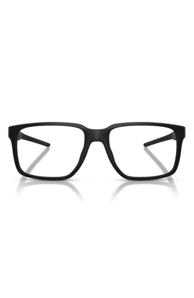 Scuderia Ferrari 54mm Square Optical Glasses In Matte Black