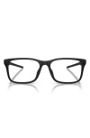 Scuderia Ferrari 54mm Square Optical Glasses In Matte Black