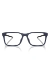 Scuderia Ferrari 54mm Square Optical Glasses In Matte Blue